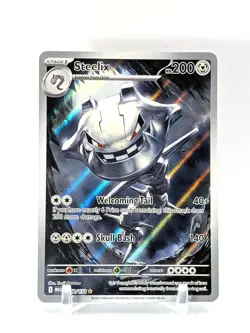 Pokemon Steelix Illustration Rare 150/132 Me01: Mega Evolution Holo Near Mint - Image 1