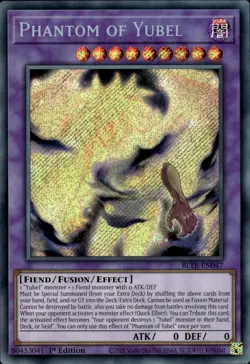 Phantom of Yubel BLTR-EN047 - Secret Rare - Near Mint 1st Edition YuGiOh! TCG - Image 1