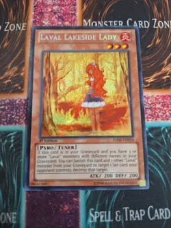 Yu-Gi-Oh! Laval Lakeside Lady HA06-EN034 Secret Rare 1st Edition Near Mint - Image 1