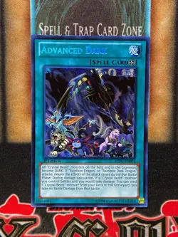 Yugioh Advanced Dark REDU-EN094 Secret Rare 1st Ed LP - Image 1