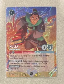 Disney Lorcana Challenge Milwaukee Mulan Foil Promo Card 7/C2 EN 8 Foil NM Rare - Image 1
