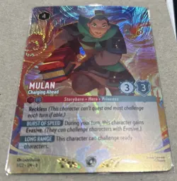 Disney Lorcana Challenge Milwaukee Mulan Foil Promo Card 7/C2 EN 8 Foil NM Rare - Image 3