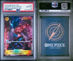 PSA 10 Charlotte Katakuri OP03-123 PRB01-Alt Art One Piece Card Japanese - Image 1