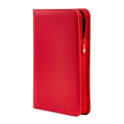 MintKeeper - 9 Pocket Premium Zip Trading Card Binder (Red) - Image 1