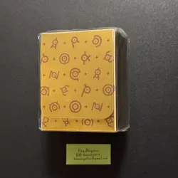 Pokemon Japan Paradigm Trigger Gold Unown Card Sleeves Deck Box ~ US SELLER - Image 1