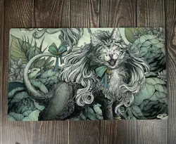 Arahbo, Roar of the World MTG Playmat Trading Card Game Mat TCG CCG Table Pad - Image 1
