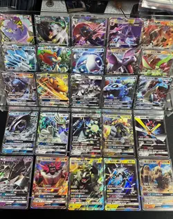 Pokemon TCG Traditional Chinese GX Cards Lot 100 Pcs Sun&Moon RR Holo Rare AC1a - Image 2