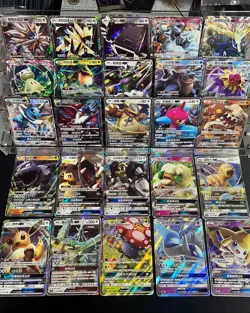 Pokemon TCG Traditional Chinese GX Cards Lot 100 Pcs Sun&Moon RR Holo Rare AC1a - Image 3