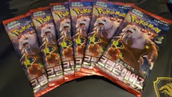 6 Packs Crimson Haze Pokemon Cards Scarlet & Violet sv5a Sealed Korean Version - Image 1