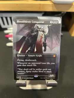 Bloodthirsty Conqueror (#318) - Extended Art FDN NM MTG Magic the Gathering - Image 1