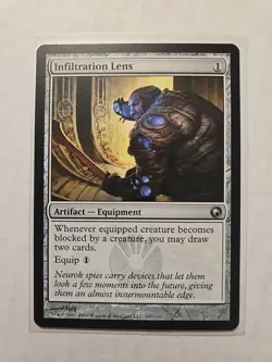 Infiltration Lens - Scars of Mirrodin - LP - Uncommon - Equipment - MTG Magic - Image 1