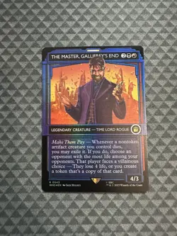 MTG The Master, Gallifrey’s End #0543 Foil Showcase Rare UB: Doctor Who (WHO) - Image 1
