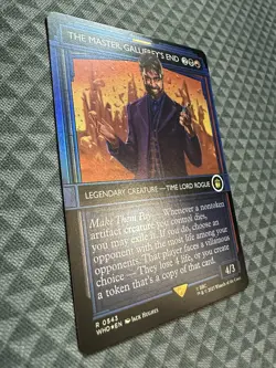 MTG The Master, Gallifrey’s End #0543 Foil Showcase Rare UB: Doctor Who (WHO) - Image 3