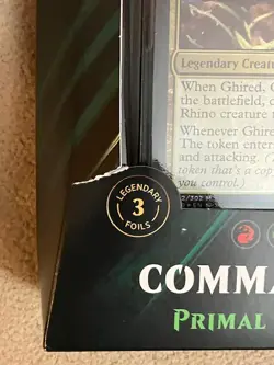 MTG Commander 2019 PRIMAL GENESIS Commander Deck FACTORY SEALED - Image 5