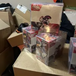 POKEMON TCG DESTINED RIVALS BOOSTER BOX X5 ✅CASE FRESH✅ - Image 2