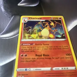 Charizard 025/185 Pokemon Vivid Voltage Cracked Ice Holo - Image 2