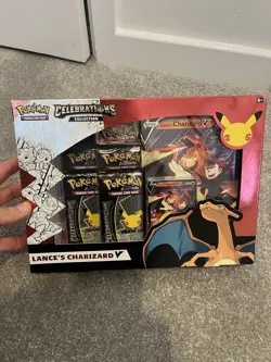 Pokemon TCG: Celebrations 25th Anniversary- Lance's Charizard V Box New & Sealed - Image 4