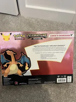 Pokemon TCG: Celebrations 25th Anniversary- Lance's Charizard V Box New & Sealed - Image 5