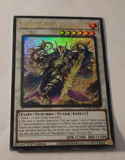 Yu-Gi-Oh! Mannadium Trisukta (AGOV-EN037) Ultra Rare MINT - Image 1
