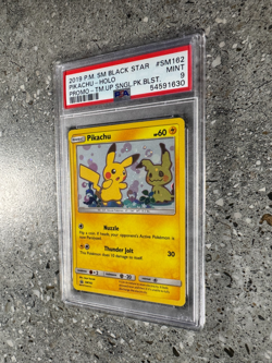 Pokemon TCG Cards Pikachu SM162 Black Star Promo Holo PSA 9 MINT - Image 4