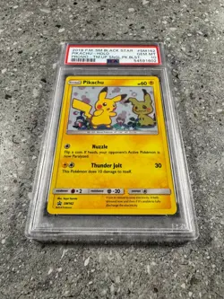 Pokemon TCG Cards Pikachu SM162 Black Star Promo Holo PSA 10 GEM MINT - Image 1