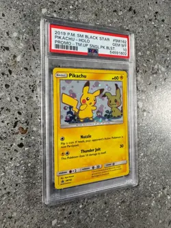 Pokemon TCG Cards Pikachu SM162 Black Star Promo Holo PSA 10 GEM MINT - Image 3