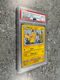 Pokemon TCG Cards Pikachu SM162 Black Star Promo Holo PSA 10 GEM MINT - Image 3