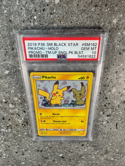 Pokemon TCG Cards Pikachu SM162 Black Star Promo Holo PSA 10 GEM MINT - Image 5