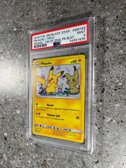 Pokemon TCG Cards Pikachu SM162 Black Star Promo Holo PSA 9 MINT - Image 4