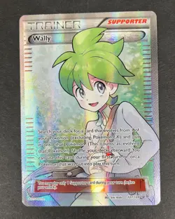 Wally Trainer Card Full Art Pokemon XY Roaring Skies 107/108 - Image 1
