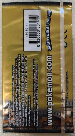 POKEMON XY STEAM SIEGE 3 CARD BOOSTER PACK (1) NEW PACK - Image 2