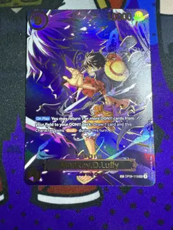 Monkey.D.Luffy SEC OP09-119 SP English ONE PIECE Card Carrying on His Will - NM - Image 1