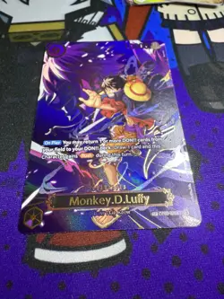 Monkey.D.Luffy SEC OP09-119 SP English ONE PIECE Card Carrying on His Will - NM - Image 2