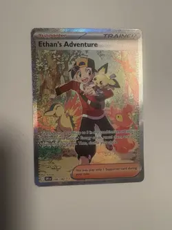 Pokemon TCG Ethans Adventure Destined Rivals Card 236/182 SIR Near Mint NM - Image 1