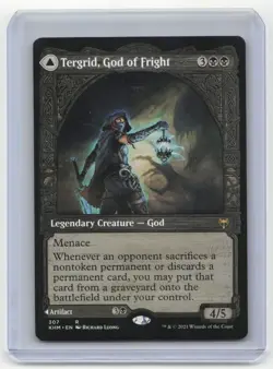 2021 MTG Tergrid, God of Fright // Tergrid's Lantern Kaldheim Rare Regular #307 - Image 1