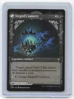 2021 MTG Tergrid, God of Fright // Tergrid's Lantern Kaldheim Rare Regular #307 - Image 2