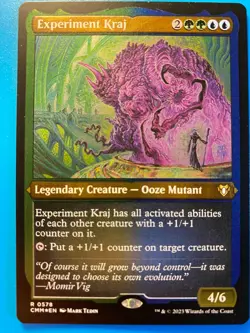 MTG 1x FOIL ETCHED Experiment Kraj # 578 Commander Masters Magic Gathering x1 NM - Image 1