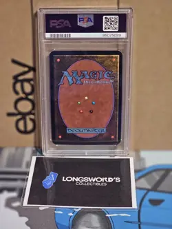 MTG - Alpha Island A Purple - PSA 6 - Auto 10 Graded 1993 Alpha - Image 3