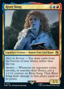 [1x] River Song - Foil Near Mint, English Doctor Who MTG Magic - Image 1