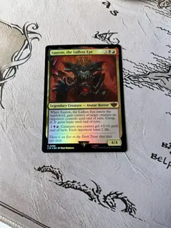 Magic the gathering Sauron, the Lidless Eye (Foil) [Tales of Middle-Earth NM] - Image 1