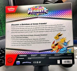 Pokemon TCG Scarlet & Violet Prismatic Evolutions Poster Collection Box - Image 2