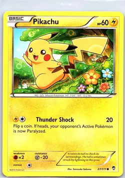 Pikachu 27/111 Non Holo XY - Furious Fists - Pokemon Card - NM - Image 1