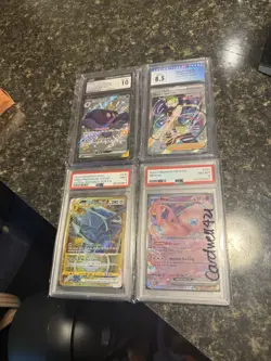 4 Pokemon Graded Slab Lot - Image 1