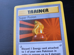 Pokemon Base Set 1st Ed Shadowless Trainer Super Potion 90/102 EX/LP Condition - Image 2
