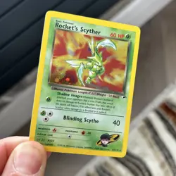 Pokemon TCG-Rocket's Scyther 13/132 Gym Heroes Unlimited Holo Rare - Image 2