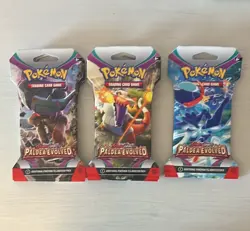 Pokemon TCG - Paldea Evolved Sleeved Booster Packs - (Lot of 8) -SEALED NEW - Image 1