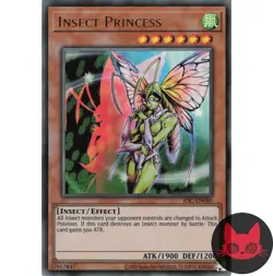 Yugioh Insect Princess IOC-EN08- Reprint Ultra Rare NM - Image 1