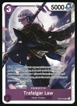 Trafalgar Law OP05-069 SR Awakening of a New Era One Piece Card - Image 1