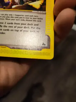 Pokemon TCG Trainer Supporter Oracle Skyridge e-card 138/144 uncommon 2003 NM - Image 3