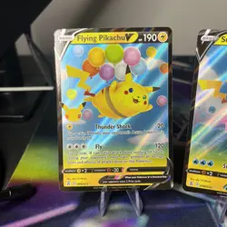 Pokemon TCG Flying Pikachu V and Surfing Pikachu V Holo Cards Celebrations 25th - Image 2